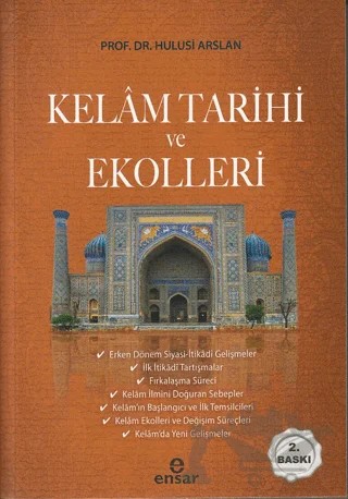 Kelam Tarihi ve Ekolleri – Hulusi Arslan – Ensar Neşriyat kitap kapağı