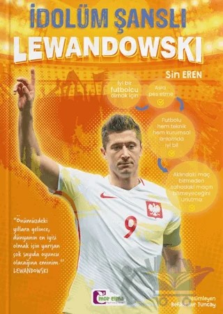 İdolüm Şanslı Lewandowski – Sin Eren – Mor Elma Yayıncılık kitap kapağı