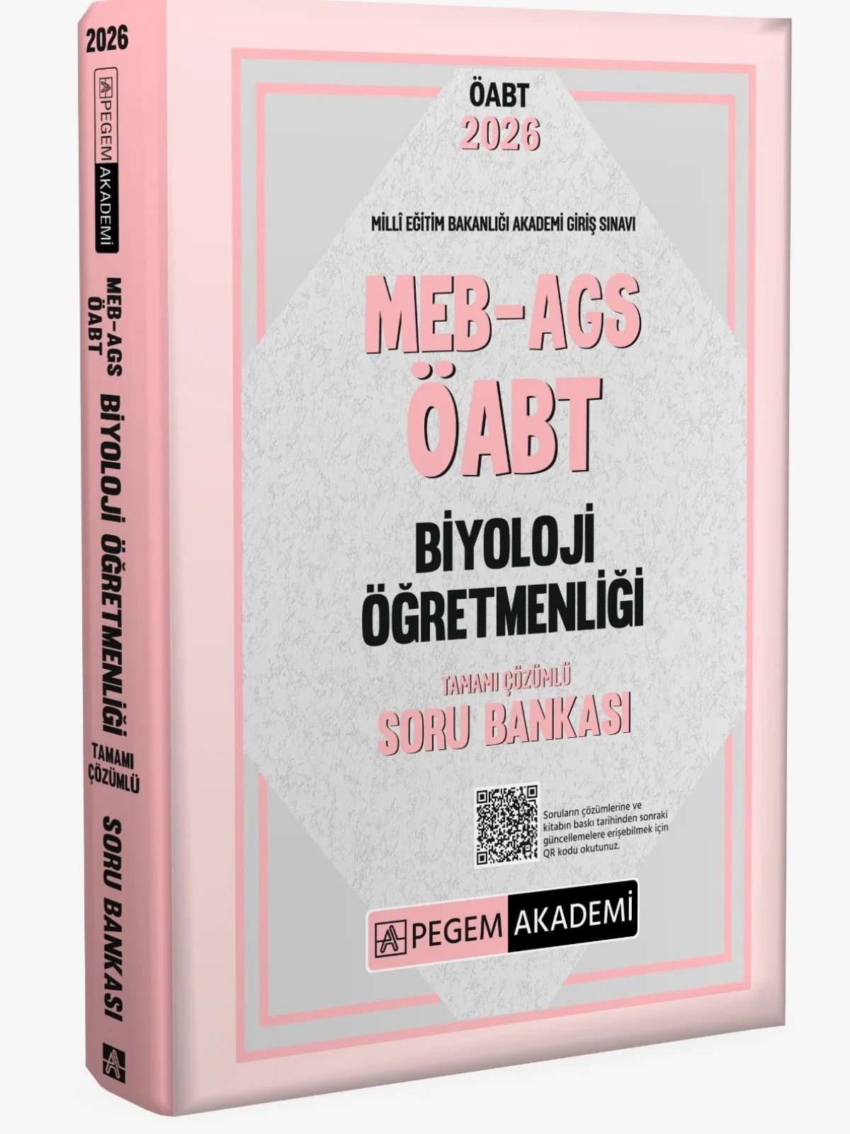 2026 MEB AGS ÖABT Biyoloji Öğretmenliği Tamamı Çözümlü Soru Bankası – Değerli Okuyucularımız – Pegem Akademi Yayıncılık kitap kapağı