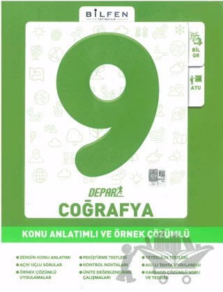 9. Sınıf Coğrafya Depar Konu Anlatımlı ve Örnek Çözümlü – Kolektif – Bilfen Yayıncılık kitap kapağı