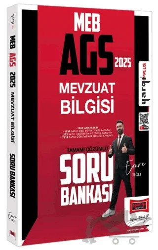 2025 MEB-AGS Mevzuat Bilgisi Tamamı Çözümlü Soru Bankası – Emre Tığlı – Yargı Yayınevi kitap kapağı