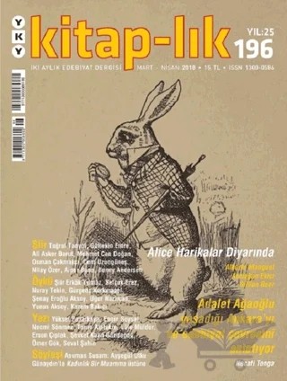 Kitap-lık Dergisi Sayı: 196 Mart - Nisan 2018 – Yapı Kredi Yayınları kitap kapağı