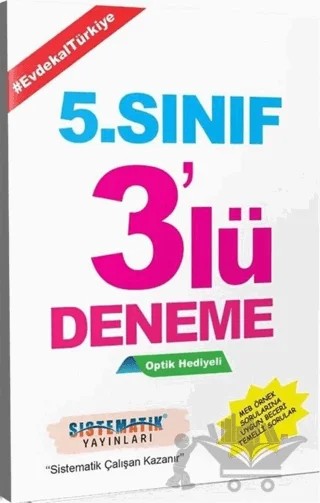 5. Sınıf 3'lü Deneme – Kolektif – Sistematik Yayınları kitap kapağı