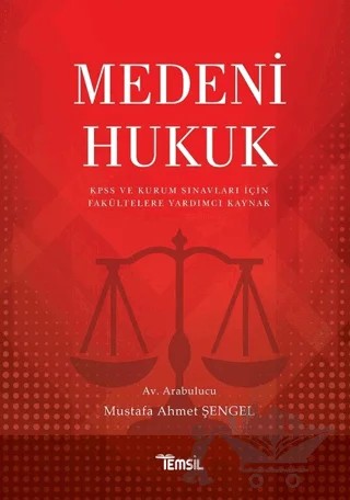 Medeni Hukuk – Mustafa Ahmet Şengel – Temsil Kitap kitap kapağı