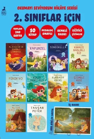 Okumayı Seviyorum Hikâye Serisi 2. Sınıflar İçin (10 Kitap) – Kolektif – Ren Kitap kitap kapağı