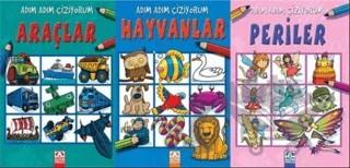 Adım Adım Çiziyorum (3 Kitap Set) – Kolektif – Altın Kitaplar kitap kapağı