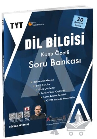 TYT Dil Bilgisi Konu Özetli Soru Bankası – Gökhan Artantaş – Alternatif Yayınları kitap kapağı