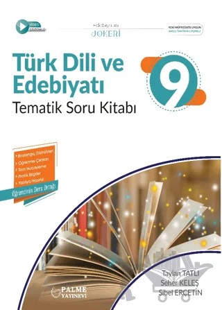 2025 9. Sınıf Türk Dili ve Edebiyatı Tematik Soru Kitabı – Seher Keleş, Sibel Erçetin, Taylan Tatlı – Palme Yayınları kitap kapağı