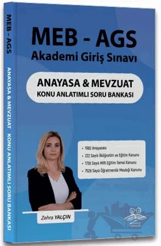 2025 MEB-AGS Anayasa & Mevzuat Konu Anlatımlı Soru Bankası – Zehra Yalçın – Yeni Müfredat Yayınları kitap kapağı