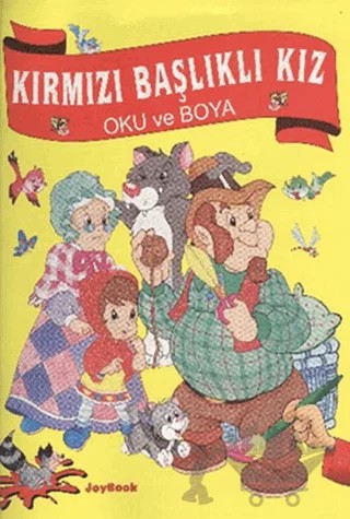 Kırmızı Başlıklı Kız - Oku ve Boya – Kolektif – Parıltı Yayınları kitap kapağı