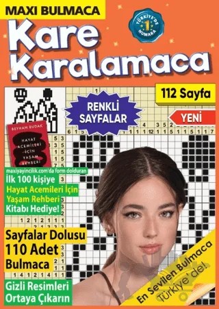 Maxi Kare Karalamaca 22 – Bertan Kodamanoğlu – Maxi Yayıncılık kitap kapağı