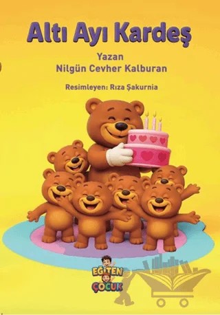 Altı Ayı Kardeş – Nilgün Cevher Kalburan – Eğiten Kitap kitap kapağı