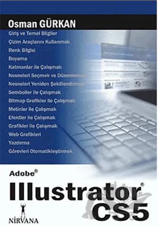Adobe Illustrator CS5 – Osman Gürkan – Nirvana Yayınları kitap kapağı
