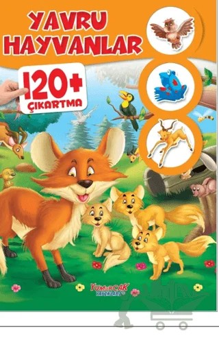 Yavru Hayvanlar 120+ Çıkartma – Kolektif – Yumurcak Yayınları kitap kapağı