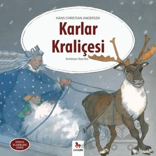 Karlar Kraliçesi – Hans Chrıstıan Andersen – Almidilli kitap kapağı