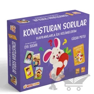 Konuşturan Sorular - Kavramlarla İlk Kelimelerim Seti – Gülşah Mutlu – Bi Kutu Oyun kitap kapağı