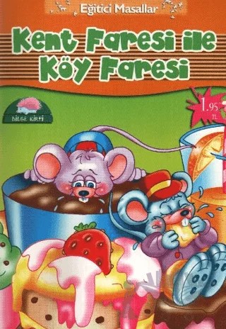 Kent Faresi ile Köy Faresi Bitişik ve Eğik Yazılı Masallar – Kolektif – Beyaz Balina Yayınları kitap kapağı
