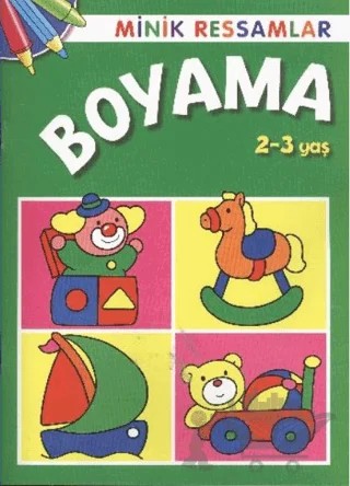 Boyama - Minik Ressamlar (2-3 Yaş) – Kolektif – Doğan Egmont Yayıncılık kitap kapağı