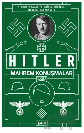 Mahrem Konuşmalar II. Cilt – Adolf Hitler – Zeplin Kitap kitap kapağı