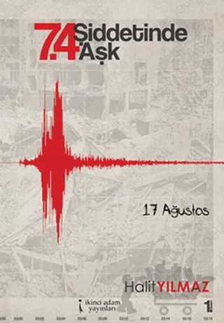 7.4 Şiddetinde Aşk – Halit Yılmaz – İkinci Adam Yayınları kitap kapağı