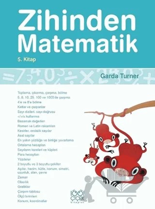 Zihinden Matematik 5. Kitap – Garda Turner – 1001 Çiçek Kitaplar kitap kapağı