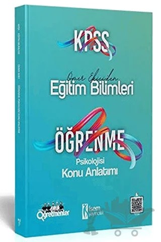 2021 KPSS Eğitim Bilimleri Öğrenme Psikolojisi Konu Anlatımı – Ömer Ekici – İSEM Yayıncılık kitap kapağı