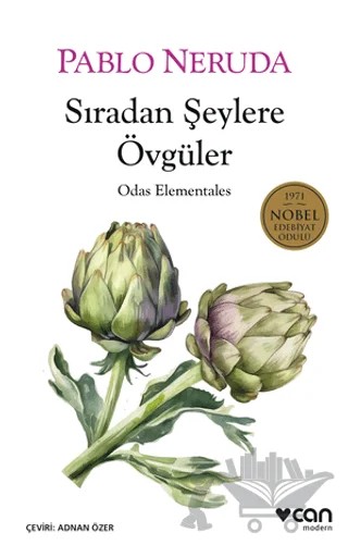 Sıradan Şeylere Övgüler – Pablo Neruda – Can Yayınları kitap kapağı