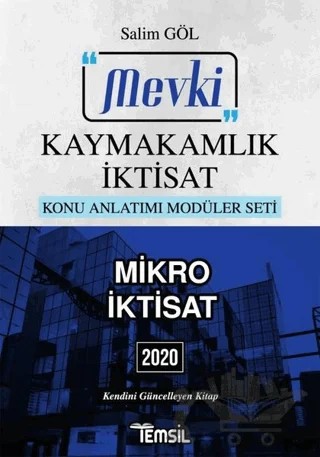 Kaymakamlık İktisat Konu Anlatımı Modüler Seti – Salim Göl – Temsil Kitap kitap kapağı