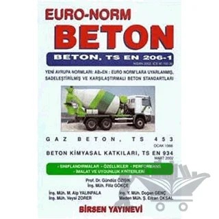 Euro-Norm Beton – Gündüz Özışık – Birsen Yayınevi kitap kapağı