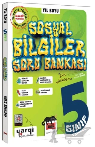 5. Sınıf Sosyal Bilgiler Yıl Boyu Soru Bankası – Kolektif – Yargı Yayınevi kitap kapağı