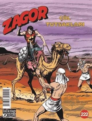 Zagor Sayı 222 - Çöl Tutsakları – Lal Kitap kitap kapağı