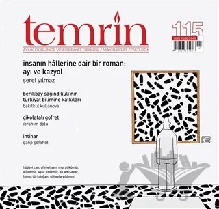 Temrin Düşünce ve Edebiyat Dergisi Sayı: 115 Mayıs 2021 – Temrin Dergisi kitap kapağı