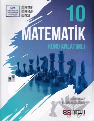Nitelik 10. Sınıf Matematik Konu Anlatımlı – Sefa Yıldız Uğurlu, Sinan Yılmaz – Nitelik Yayınları - Bayilik kitap kapağı