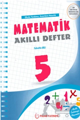 Palme 5. Sınıf Matematik Akıllı Defter – Fahrettin Arlı – Palme Yayınları kitap kapağı
