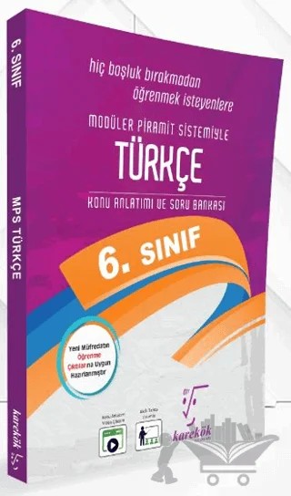 6. Sınıf Türkçe MPS (Modüler Piramit Sistemi) – Burcu Aksu Yıldırım, Kağan Fettah Kaçaran – Karekök Yayıncılık kitap kapağı