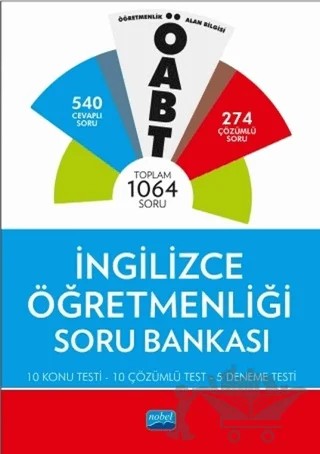 2018 ÖABT İngilizce Öğretmenliği - Soru Bankası – Kolektif – Nobel Akademik Yayıncılık kitap kapağı