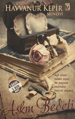 Aşkın Bedeli – Havvanur Kepir Münzevi – Uğur Tuna Yayınları kitap kapağı