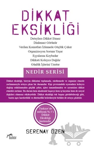 Dikkat Eksikliği – Serenay Özen – Babür Yayınları kitap kapağı
