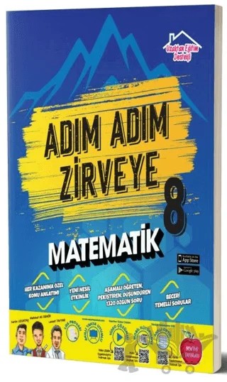 8. Sınıf Adım Adım Zirveye Matematik Soru Bankası – Kolektif – Newton Yayınları kitap kapağı