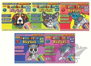 Maxi Renklerin Büyüsü 5'li Set – İlhan Arlı – Maxi Yayıncılık kitap kapağı