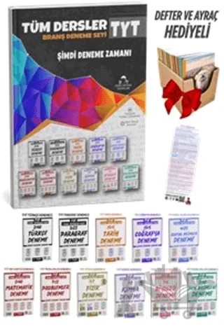 2025 TYT Tüm Dersler 11 Fasikül 73 Deneme Sınavı Seti + Defter Hediyeli – Kollektif – Ders Ortamı Yayınları kitap kapağı