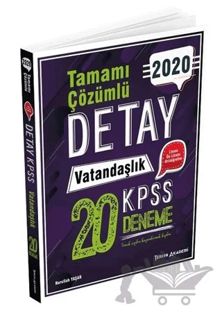 Tercih Akademi KPSS Detay Tarih Tamamı Çözümlü 20 Deneme – Nurullah Yaşar – Tercih Akademi Yayınları kitap kapağı