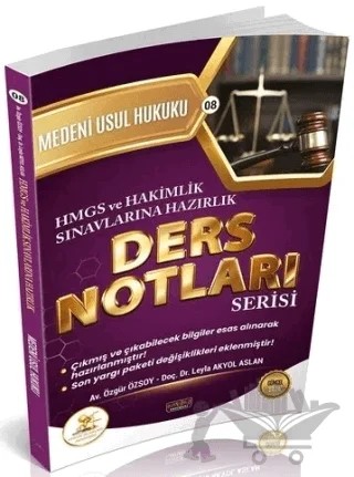 2026 HMGS Hakimlik HUKAL Medeni Usul Hukuku Ders Notları – Özgür Özsoy, Leyla Akyol Aslan – Savaş Yayınevi kitap kapağı