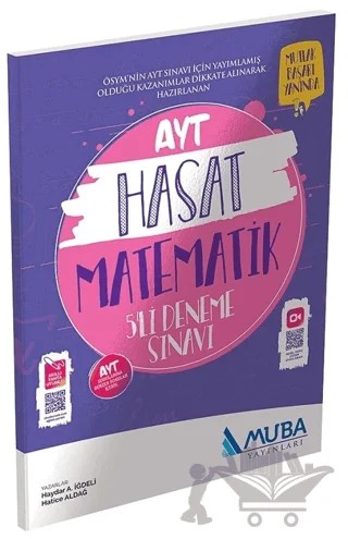 AYT Matematik Hasat 5'li Deneme Sınavı – Kolektif – Muba Yayınları kitap kapağı