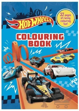 Hot Wheels Colouring Book – Kolektif – Alligator Books kitap kapağı