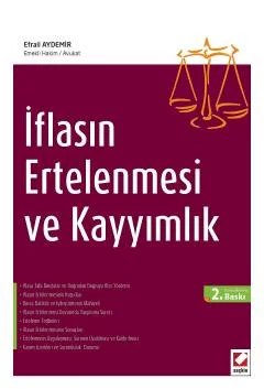 İflasın Ertelenmesi ve Kayyımlık – Efrail Aydemir – Seçkin Yayıncılık kitap kapağı