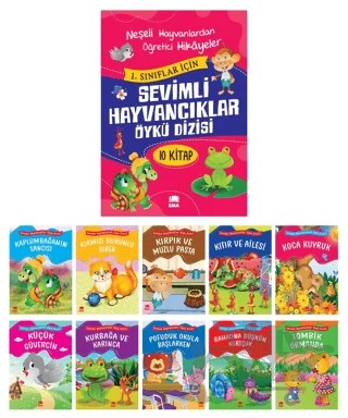 Sevimli Hayvancıklar Öykü Dizisi 10 Kitap – Kolektif – Ema Çocuk kitap kapağı