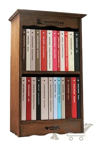 Mini Kitap Kütüphanesi (24 Kitap Takım) – Cahit Sıtkı Tarancı, Can Dündar, Charles Dickens, Ferzan Özpetek, Franz Kafka, Fyodor Mihayloviç Dostoyevski, George Orwell, Hermann Hesse, Jack London, Johann Wolfgang Von Goethe, Jose Mauro de Vasconcelos, Marc Levy, Nikos Kazancakis, Oscar Wılde, Patrick Süskind, Paul Auster, 3 yazar daha – Can Yayınları kitap kapağı