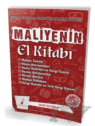 Maliyenin El Kitabı – Halil İşgüzar – Pelikan Tıp Teknik Yayıncılık kitap kapağı