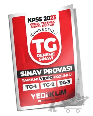 Yediiklim 2023 KPSS Genel Yetenek Genel Kültür Türkiye Geneli Sınav Provası Deneme (1-2-3) Tamamı Video Çözümlü – Kolektif – Yediiklim Yayınları kitap kapağı